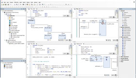 Capture d'écran d'une interface de programmation du programme d'automatisation de Codesys