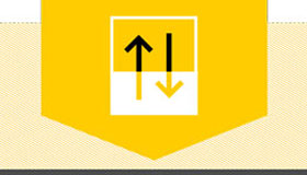 Alt tag: Pictogramme avec deux flèches opposées dans un rectangle 